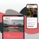 Salva Sports responsive Webdesign: Startseite auf Smartphone und Tablet